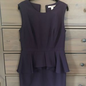Peplum deep purple dress Forever 21